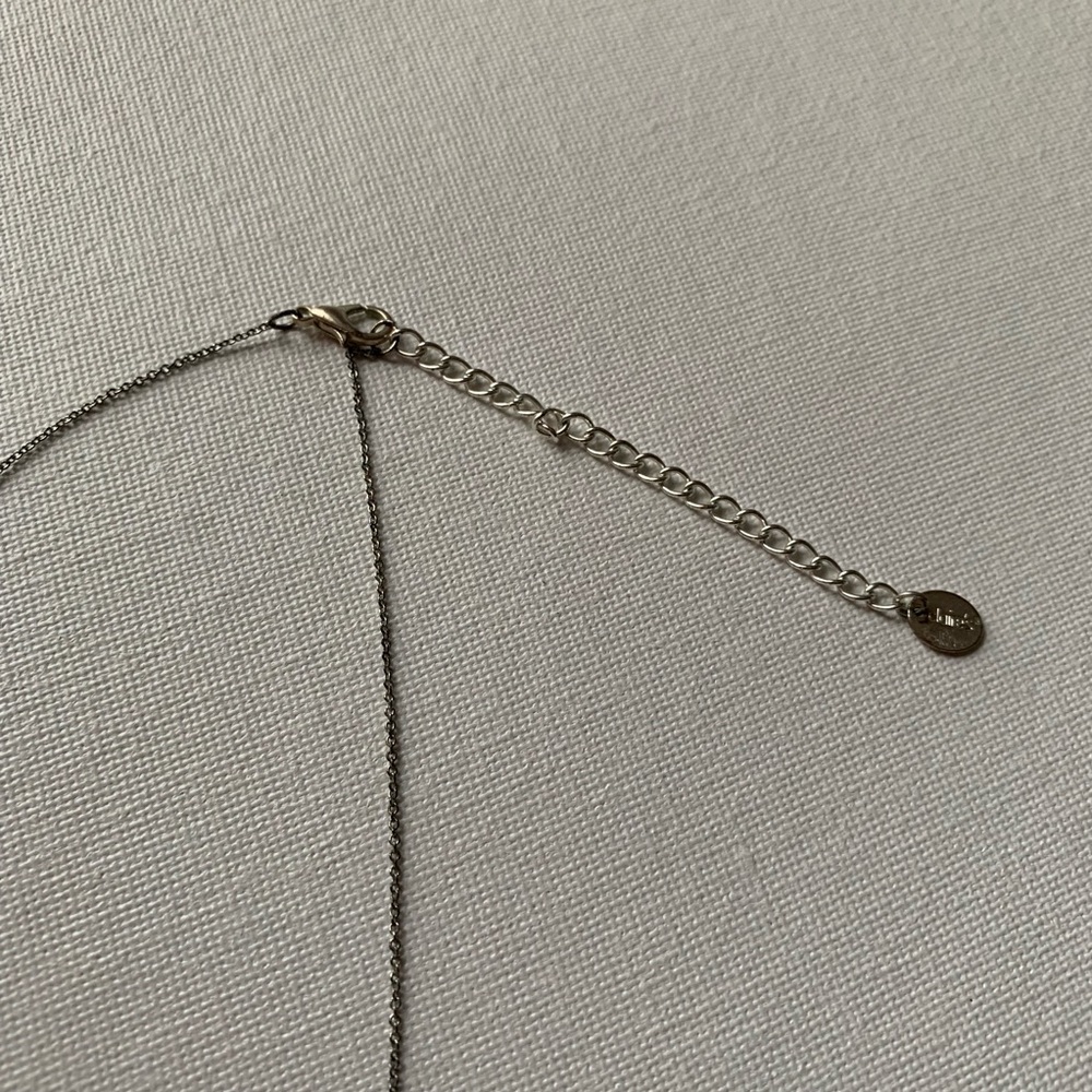 Silver Rhinestone Necklace - Picture 3 of 3